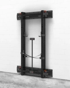 Monster Lite RML-390FULLW Fold Back Wall Mount Power Rack -Fitness Equipment Discount 390full monster lite fold back rack 4 xmbk1t