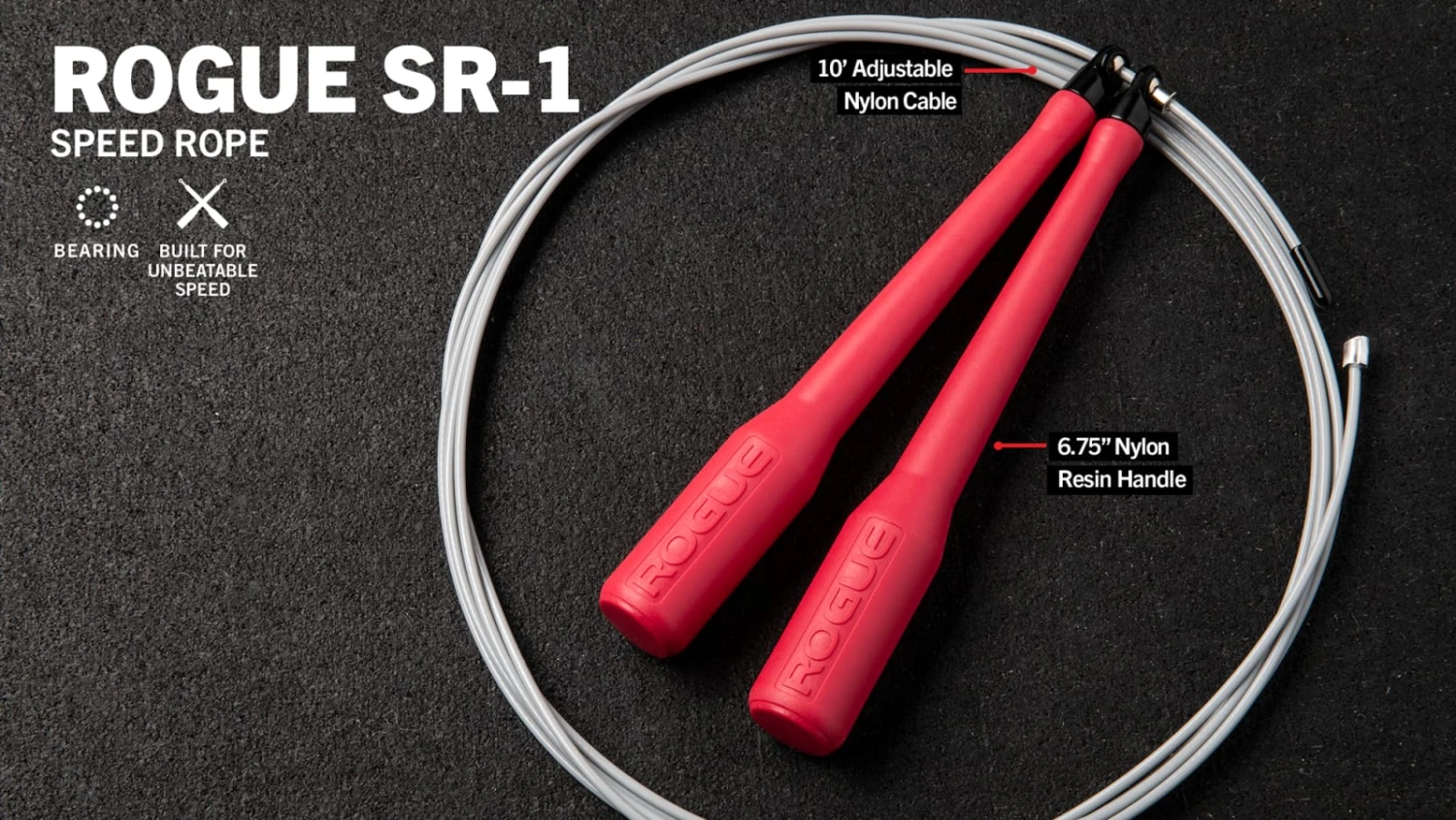 Rogue SR-1 Bearing Speed Rope 3 Rogue SR-1 Bearing Speed Rope