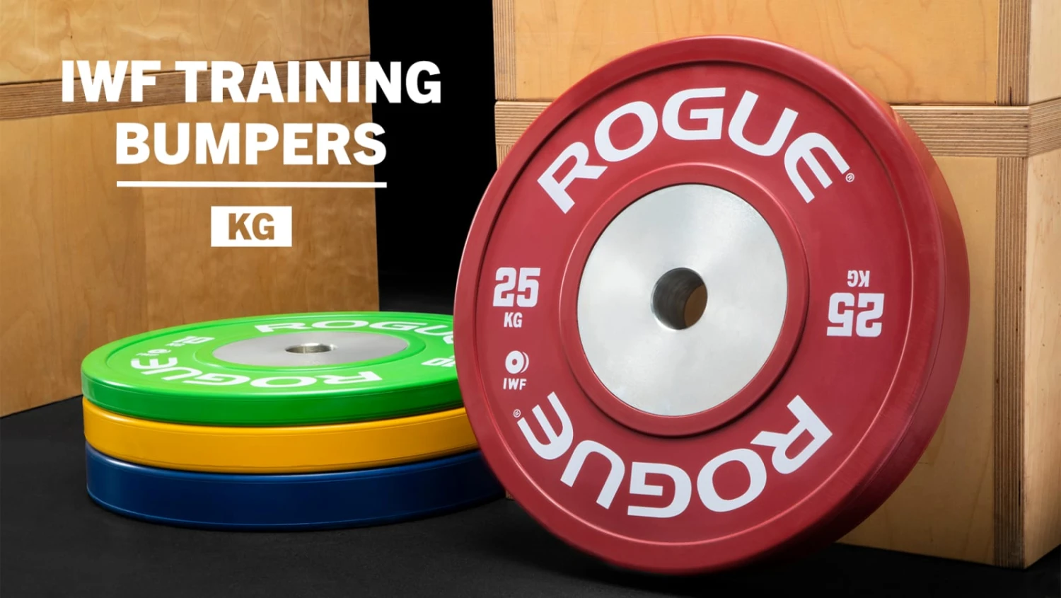 Rogue Color KG Training 2.0 Plates (IWF) 3 Rogue Color KG Training 2.0 Plates (IWF)