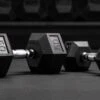 Rubber Hex Dumbbell 1 Rubber Hex Dumbbell -Fitness Equipment Discount IP1100 H ejvjae