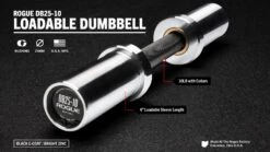 Rogue DB25-10 Loadable Dumbbell