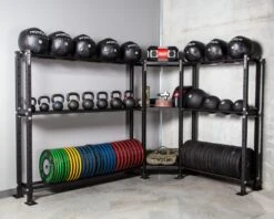 Mass Storage Corner Shelf 9 Mass Storage Corner Shelf -Fitness Equipment Discount MASSCORNER WEB1 n9ai5j