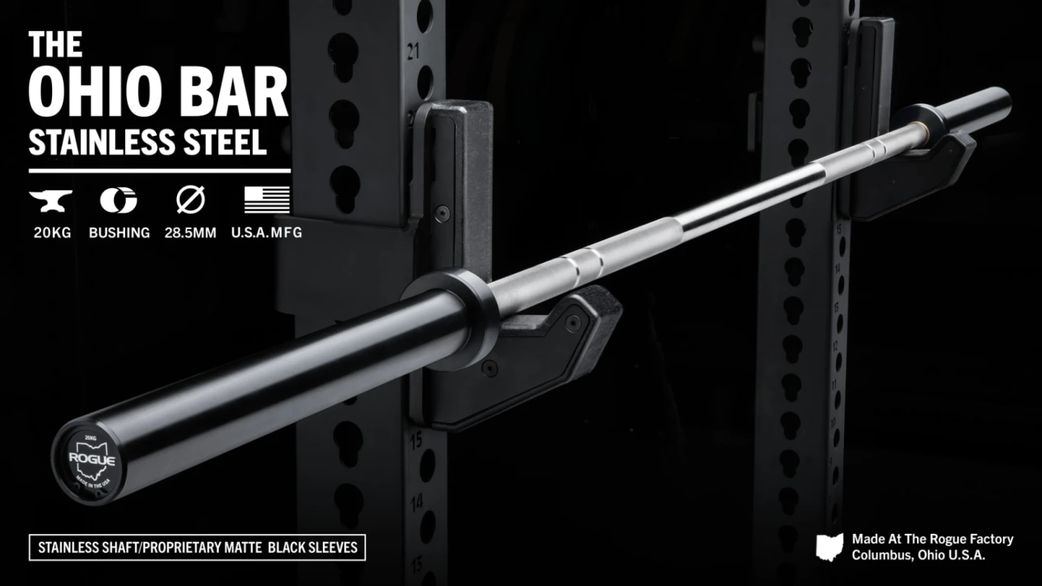 The Ohio Bar - Stainless Steel / Black 3 The Ohio Bar - Stainless Steel / Black