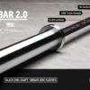 The Bella Bar 2.0 - Black Zinc 1 The Bella Bar 2.0 - Black Zinc -Fitness Equipment Discount RA0584 BLBR h ot79wx
