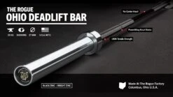 Rogue Ohio Deadlift Bar - Black Zinc