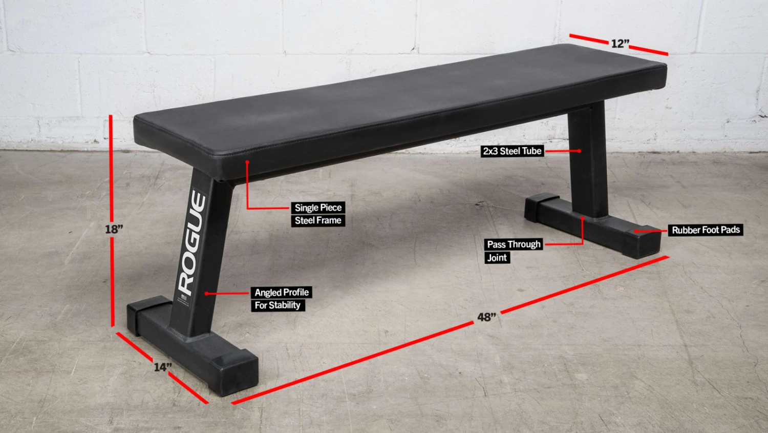 Rogue Flat Utility Bench 2.0 4 Rogue Flat Utility Bench 2.0 - Image 2