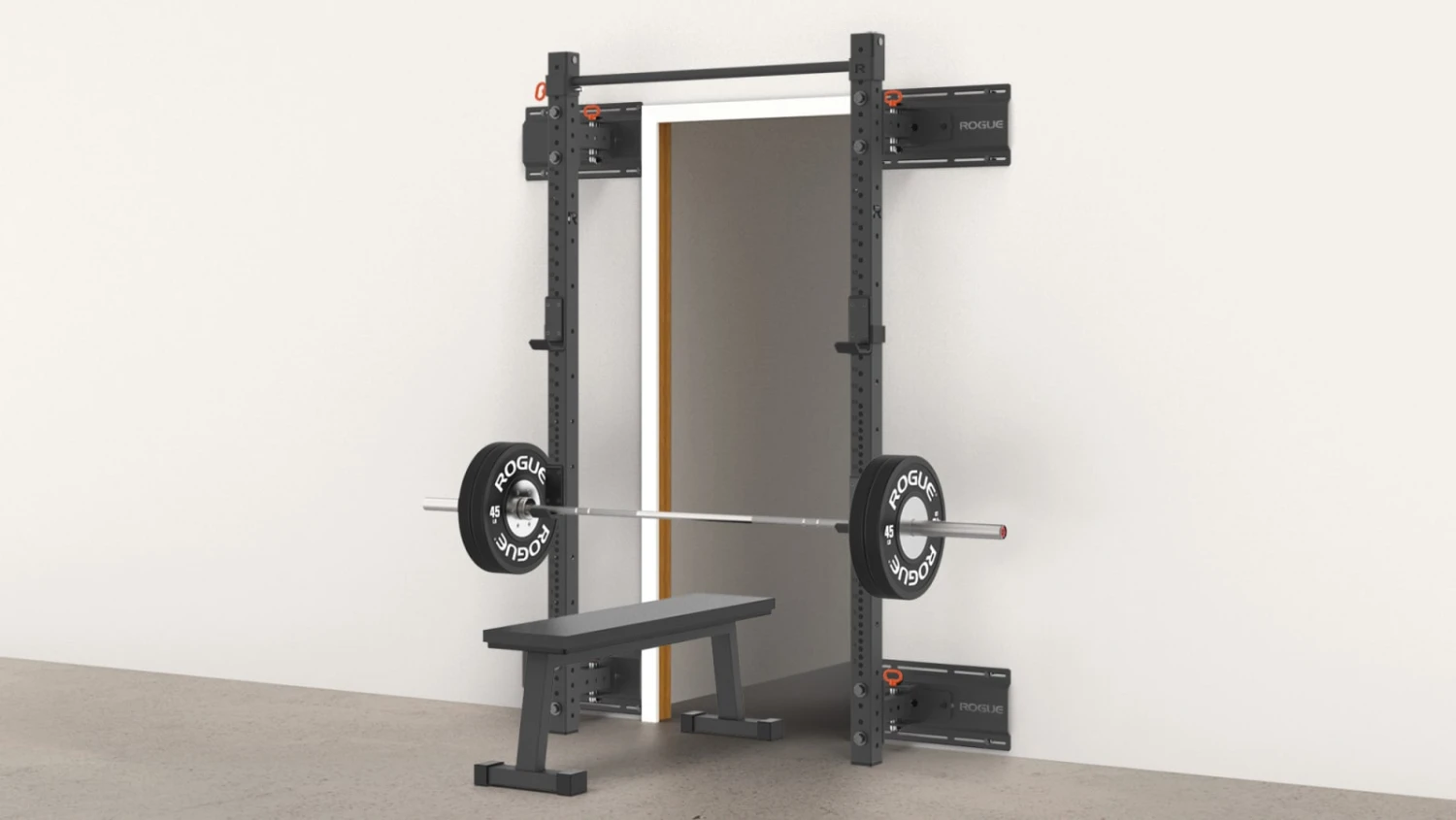 Rogue RML-90SLIM Door Mount Fold Back Rack 4 Rogue RML-90SLIM Door Mount Fold Back Rack - Image 2