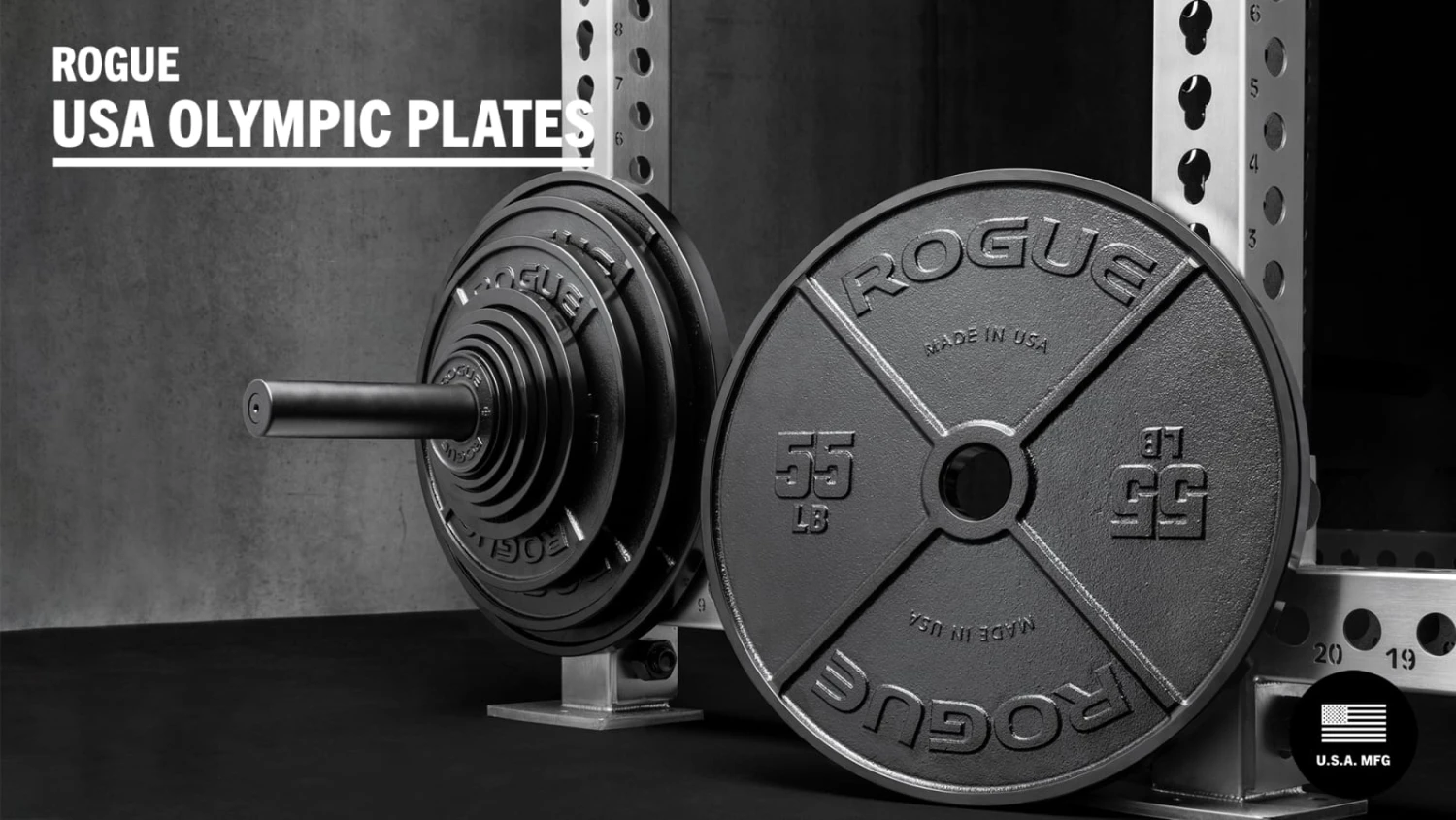 Rogue USA Olympic Plates 3 Rogue USA Olympic Plates