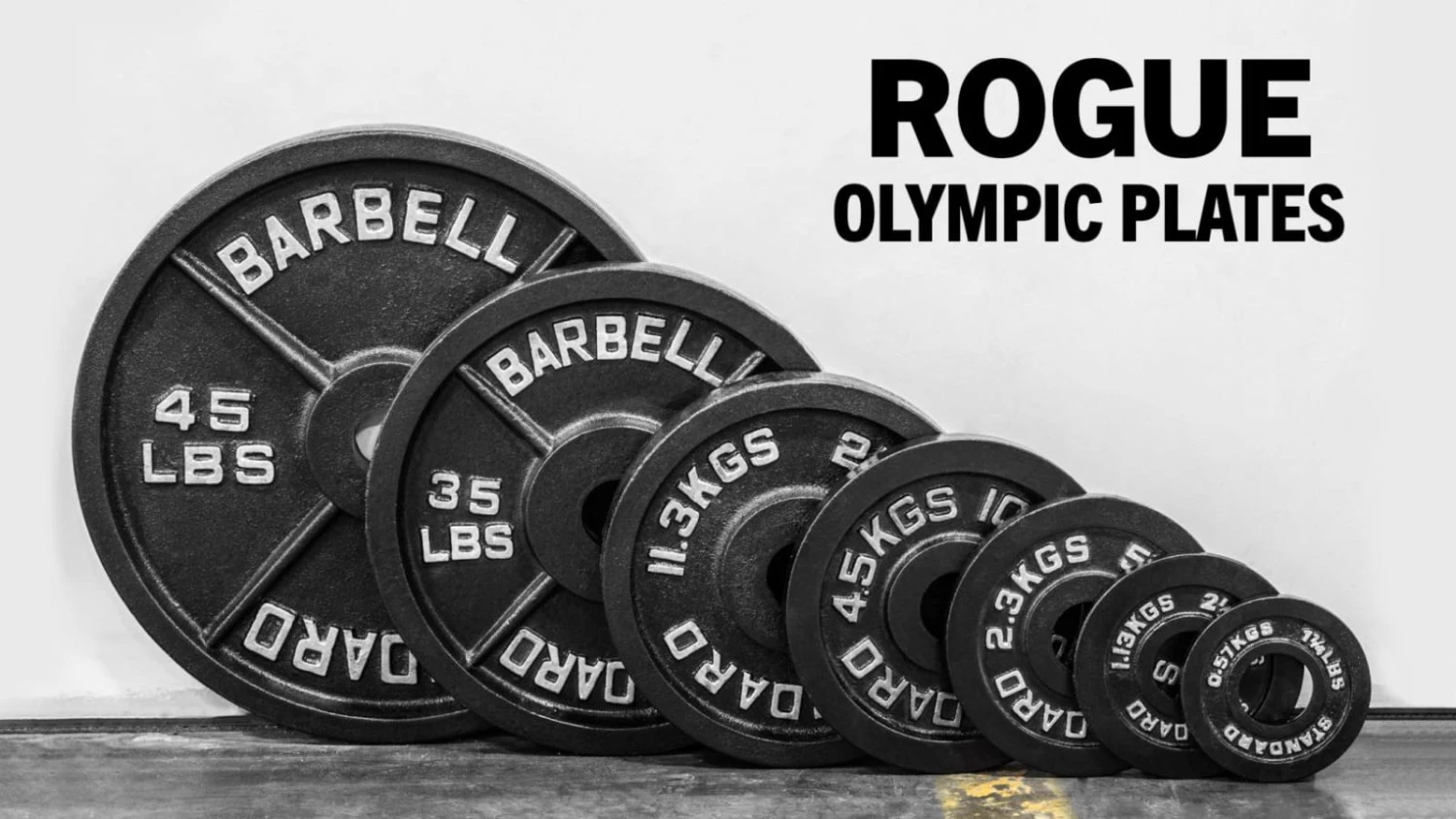 Rogue Olympic Plates - Closeout 3 Rogue Olympic Plates - Closeout